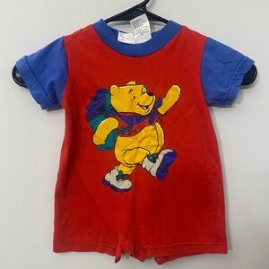 Kids Red & Blue Winnie the Pooh Graphic Tee